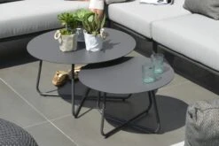 4SO Dali Coffee Tafel 58.5 Cm Rond Antraciet -Tuinmeubelen & Barbecue Winkel Dali tables detail 1