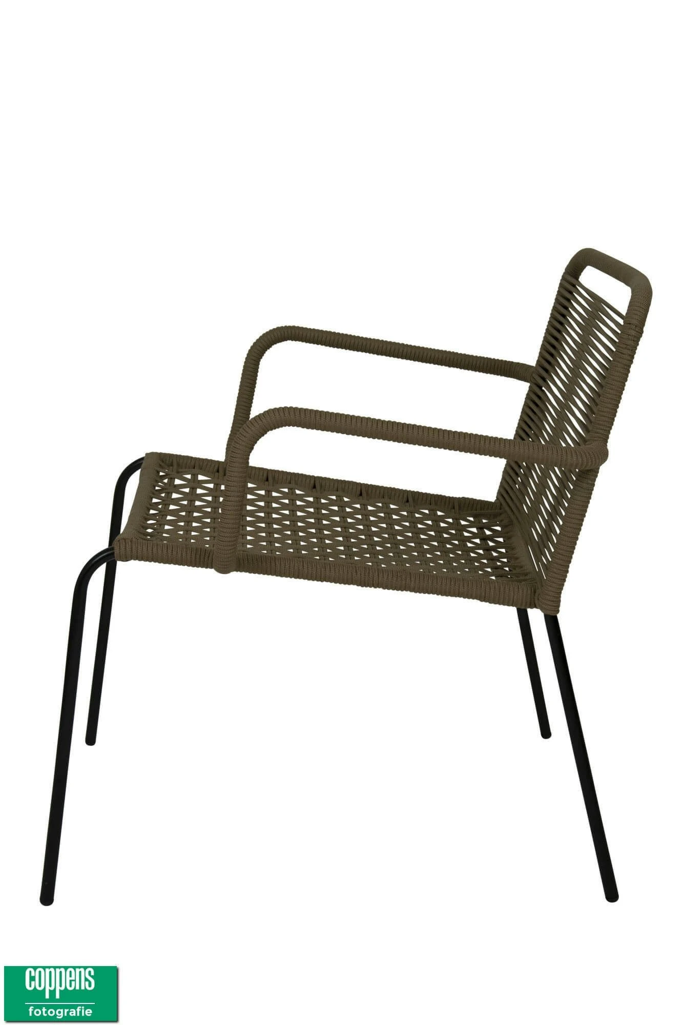 Dover Lounge Stoel Rope Taupe 2 Dover Lounge Stoel Rope Taupe - Afbeelding 2