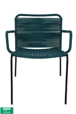 Dover Lounge Stoel Rope Petrol -Tuinmeubelen & Barbecue Winkel Dover relax stoelblue J1913 2