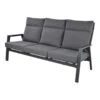 Qopps Exome Lounge Bank 3zits Gasveer Verstelbaar Royal Grey Mat