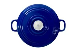 BK Bourgogne Braadpan 24 Cm Royal Blue -Tuinmeubelen & Barbecue Winkel H6074.524 BOUR PE HR Royal Blue 300dpi