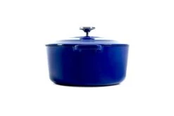 BK Bourgogne Braadpan 24 Cm Royal Blue -Tuinmeubelen & Barbecue Winkel H6074.524 BOUR PF HR Royal Blue 300dpi