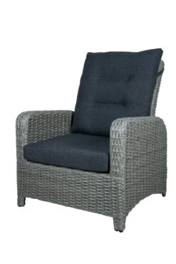 Qopps Hollywood Lounge Fauteuil Tuin Verstelbaar Lichtgrijs