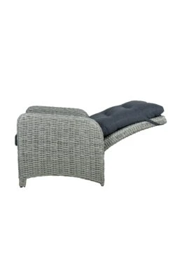 Qopps Hollywood Lounge Fauteuil Tuin Verstelbaar Lichtgrijs -Tuinmeubelen & Barbecue Winkel Hollywood fauteuil verstelbaar 1525 1s b 127 5