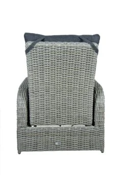 Qopps Hollywood Lounge Fauteuil Tuin Verstelbaar Lichtgrijs -Tuinmeubelen & Barbecue Winkel Hollywood fauteuil verstelbaar 1525 1s b 127 6