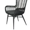 Jasmine Dining Tuinstoel Zwart