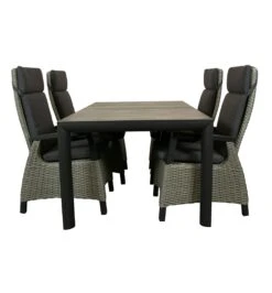 Qopps Kings Tuintafel 180 Cm Met Orlon Verstelbare Tuinstoel