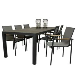 Qopps Levas Tuintafel Met Tulsi Stapelbare Tuinstoel -Tuinmeubelen & Barbecue Winkel Levas tuintafel 220 1672 tt220 rg a Tulsi Dining tuinstoel 1746 c rg 5