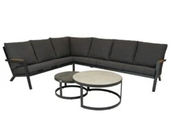 Qopps Avios Loungehoek Met Sprog Koffietafel Set