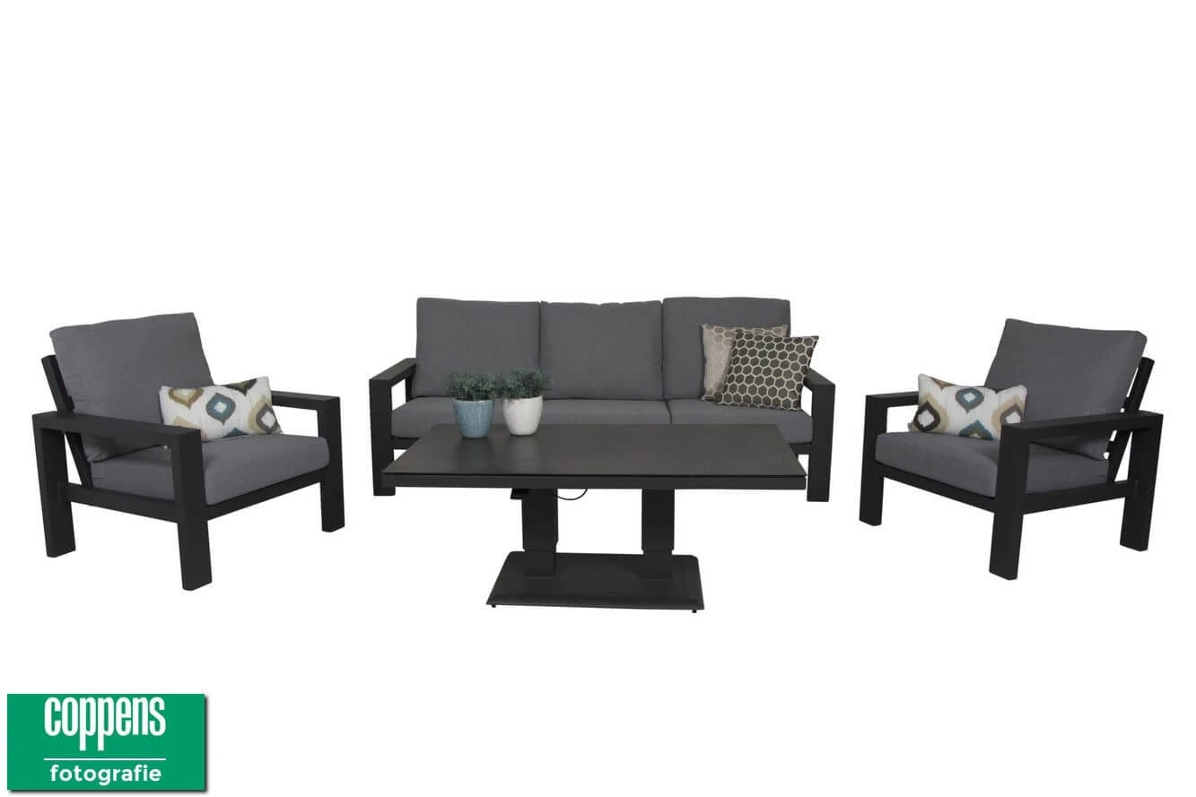 Qopps Montana Lounge Set Bank En 2 Stoelen Royal Grey 3 Qopps Montana Lounge Set Bank En 2 Stoelen Royal Grey - Afbeelding 3