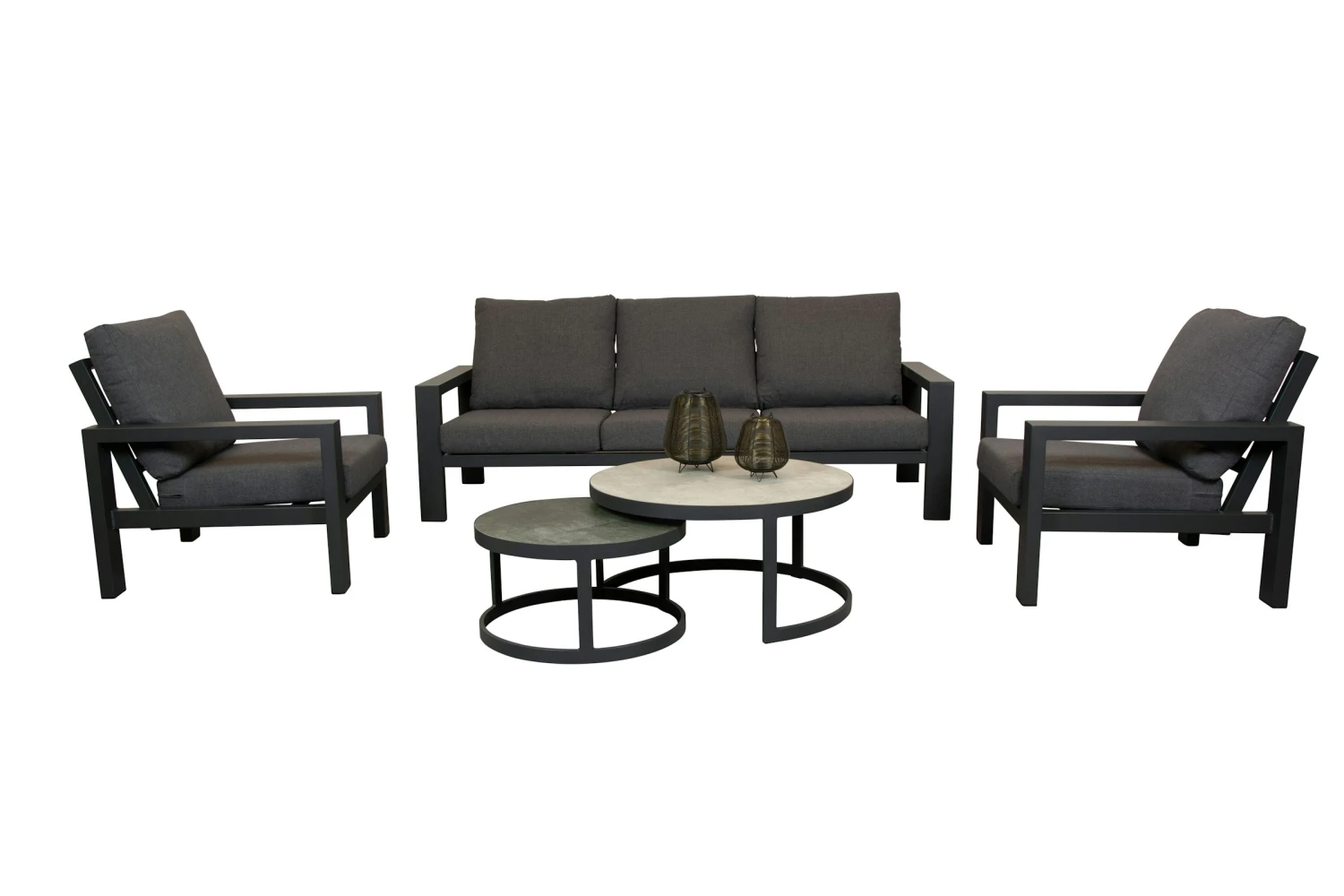 Qopps Montana Lounge Set Met Sprog Koffietafel Set 2 Qopps Montana Lounge Set Met Sprog Koffietafel Set - Afbeelding 2