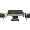 Qopps Montana Lounge Set Met Votal Tuintafel