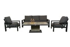 Qopps Montana Lounge Set Met Votal Tuintafel
