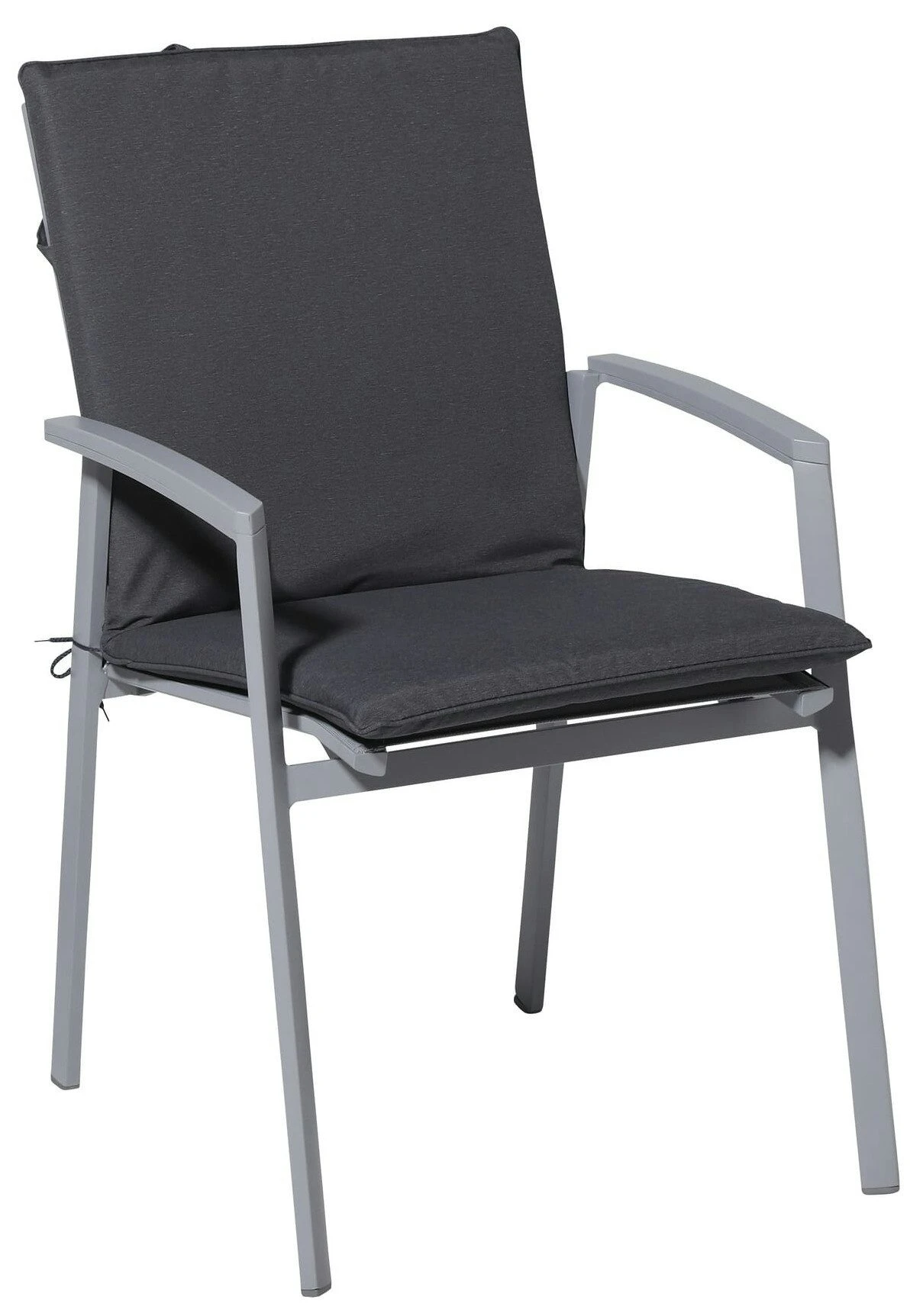 Madison Stapelstoel Tuinkussen Panama Grey 2 Madison Stapelstoel Tuinkussen Panama Grey - Afbeelding 2