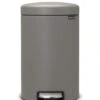 Brabantia Pedaalemmer Newlcon 12 Liter Mineral Concrete Grey