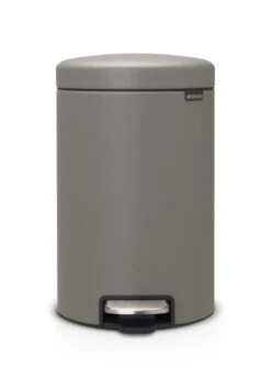 Brabantia Pedaalemmer Newlcon 12 Liter Mineral Concrete Grey