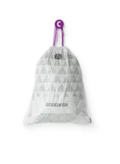 Brabantia Afvalzak C 10-12 Liter 40 Stuks 10 Brabantia Afvalzak C 10-12 Liter 40 Stuks -Tuinmeubelen & Barbecue Winkel PerfectFit Bags Code C 10 12L 40 Bags White 8710755137945 Brabantia 300dpi 5000x6800px 6 NR 25625