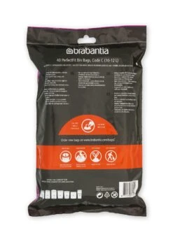 Brabantia Afvalzak C 10-12 Liter 40 Stuks 11 Brabantia Afvalzak C 10-12 Liter 40 Stuks -Tuinmeubelen & Barbecue Winkel PerfectFit Bags Code C 10 12L 40 Bags White 8710755137945 Brabantia 300dpi 5000x7000px 6 NR 25627