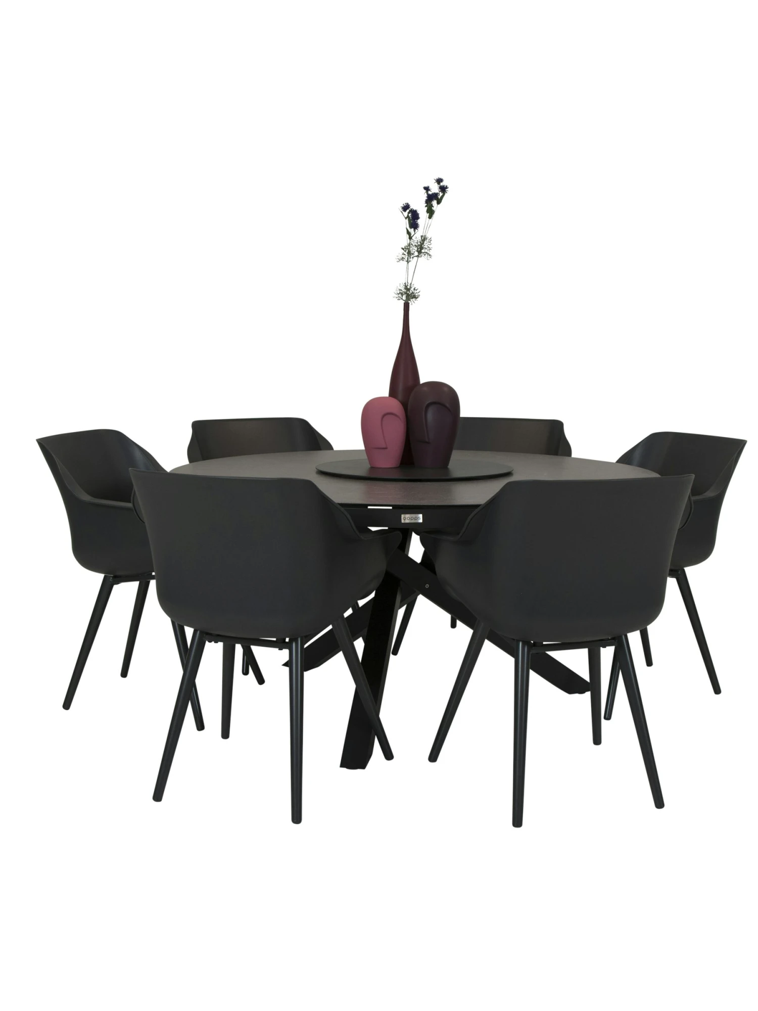 Perth Tafel 150 Rond Antraciet Met Tuinstoel Sophie Studio 2 Perth Tafel 150 Rond Antraciet Met Tuinstoel Sophie Studio - Afbeelding 2