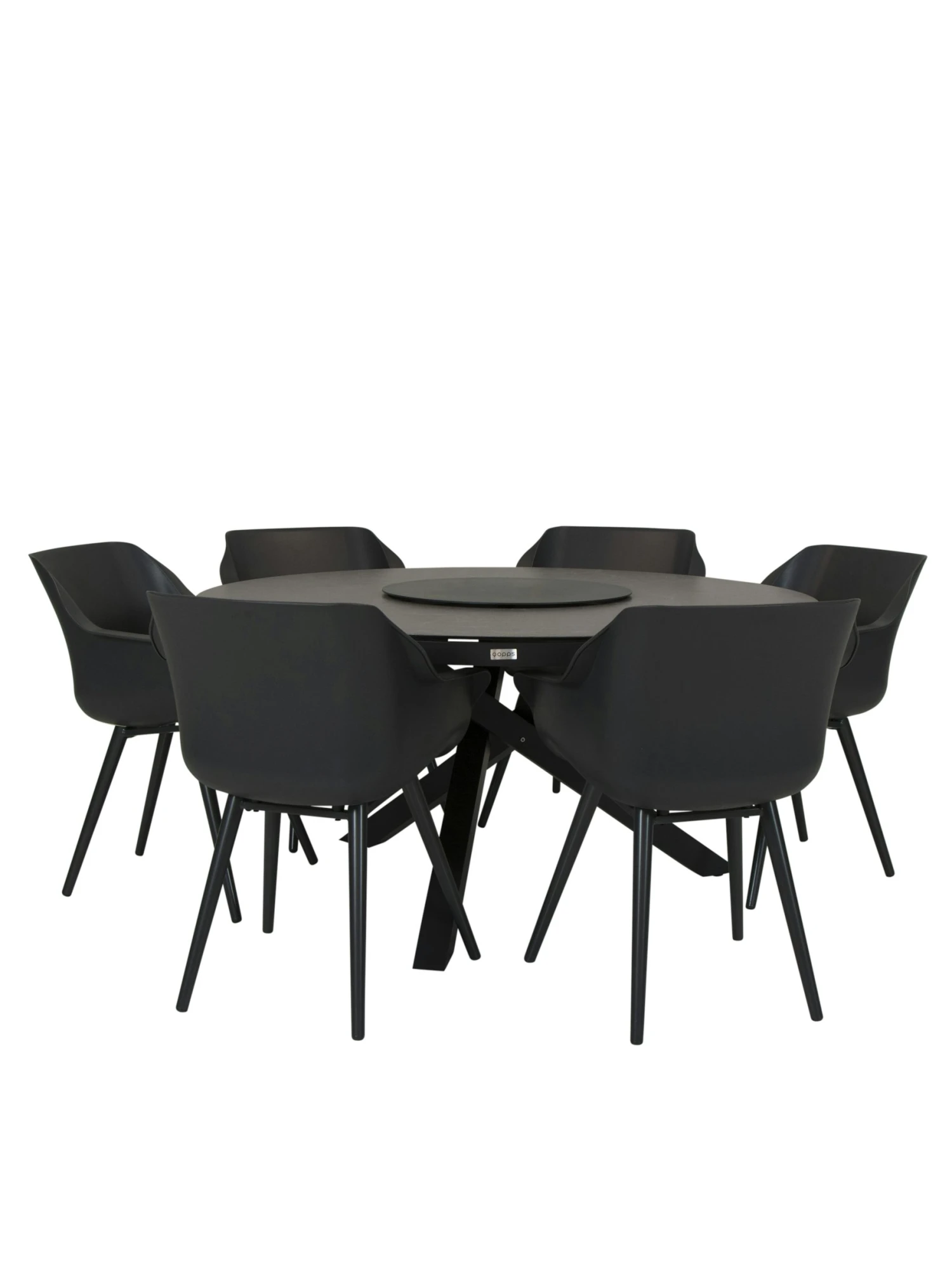 Perth Tafel 150 Rond Antraciet Met Tuinstoel Sophie Studio 1 Perth Tafel 150 Rond Antraciet Met Tuinstoel Sophie Studio