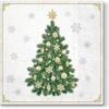 Lunchservet 33x33 Pakje 20 St Frosty Tree