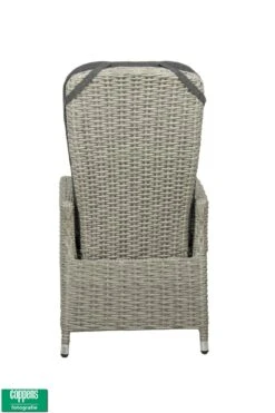 Qopps Memphis Verstelbare Dining Tuinstoel Cloudy Grey -Tuinmeubelen & Barbecue Winkel Stoel memphis 1523 2c 127 7