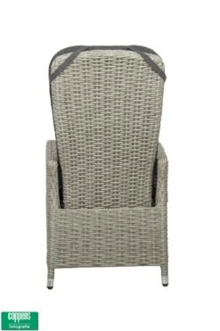 Qopps Memphis Verstelbare Dining Tuinstoel Cloudy Grey -Tuinmeubelen & Barbecue Winkel Stoel memphis 1523 2c 127 8