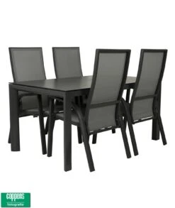 Qopps Colby 180 Tuintafel Met Victory Gasveer Verstelbare Tuinstoel