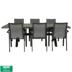 Qopps Tuintafel Admiral Met 6 Stoelen Tampa -Tuinmeubelen & Barbecue Winkel Tafel Admiral 224 met 6 stoelen Tampa1701 t224 1660 c 3