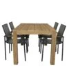 Alberto Teak Tuintafel 160 Met Qopps Tulsi Dining Tuinstoel
