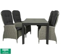 Qopps Colby Tuintafel 180 Met Memphis Verstelbare Tuinstoel