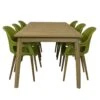 Lido Tuinset 6 Stoelen Paris Groen