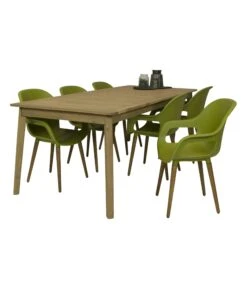 Lido Tuinset 6 Stoelen Paris Groen 12 Lido Tuinset 6 Stoelen Paris Groen -Tuinmeubelen & Barbecue Winkel Tafel Lido beige 170 x 90 J1965 met stoel Paris dining groen J1832 2