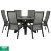 Qopps Perth Tuintafel 150 Rond Met 6 Stoelen Victory