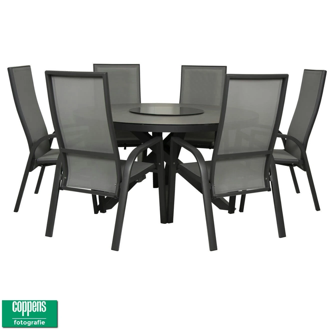 Qopps Perth Tuintafel 150 Rond Met 6 Stoelen Victory 1 Qopps Perth Tuintafel 150 Rond Met 6 Stoelen Victory