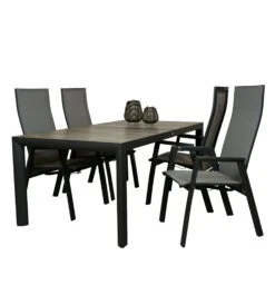 Qopps Kings Tuintafel Met Palsa Gasveer Verstelbare Tuinstoel -Tuinmeubelen & Barbecue Winkel Tuin tafel kings 180 1698 t180 Palsa tuin stoel gasveer 1836 2c rg 2