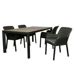 Qopps Kings Tuintafel Met Riverside Stapelbare Tuinstoel