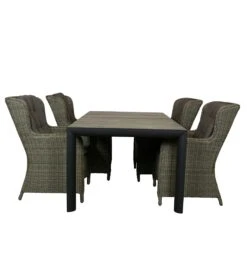 Qopps Kings Tuintafel 180 Cm Met Sandigo Tuinstoel