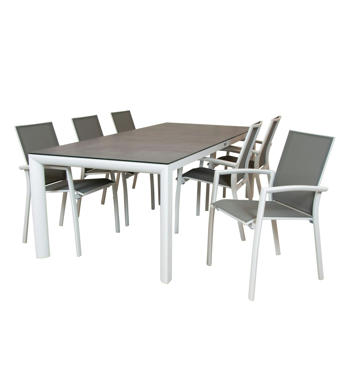 Qopps Cibba Tuintafel Met Waldi Stapelbare Tuinstoel 2 Qopps Cibba Tuintafel Met Waldi Stapelbare Tuinstoel - Afbeelding 2