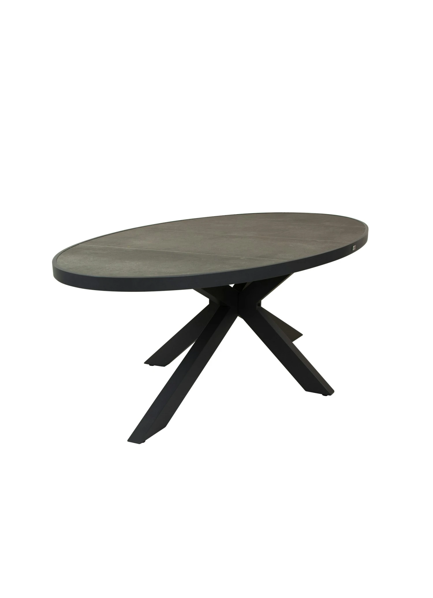 Qopps Lotta Ovale Tuintafel 240 X 110 Met Ceramisch Blad Antraciet 1 Qopps Lotta Ovale Tuintafel 240 X 110 Met Ceramisch Blad Antraciet