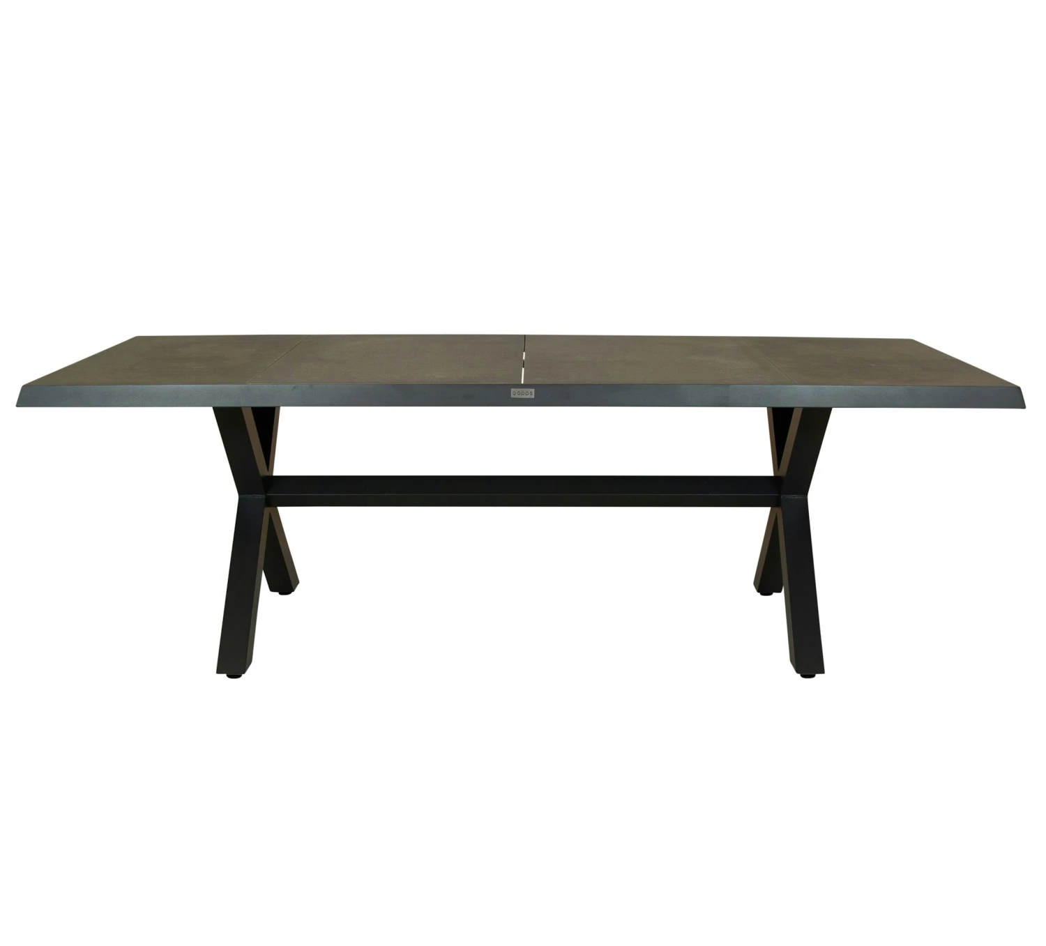 Qopps Bilby Tuintafel Met Kruispoot 224 X 100 Antraciet Blad 3 Qopps Bilby Tuintafel Met Kruispoot 224 X 100 Antraciet Blad - Afbeelding 3
