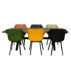 Qopps Bilby Tuintafel Met Hartman Sophie Tuinstoel -Tuinmeubelen & Barbecue Winkel Tuintafel bilby met kruispoot 1701 tt224 rg a met tuinstoel Hartman sophie element 21680834 4