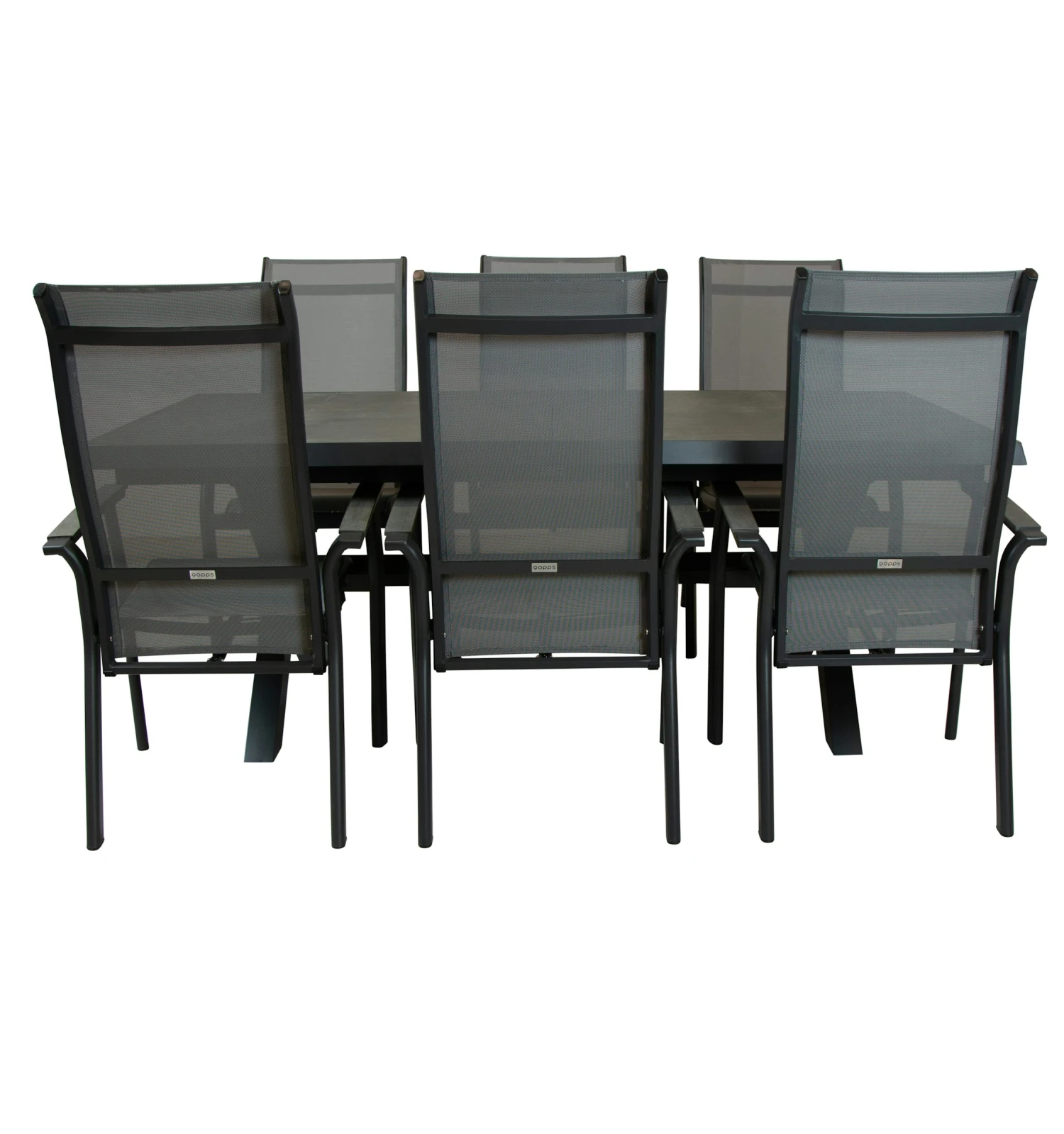 Qopps Wicca Uitschuiftafel Met Livorno Gasveer Verstelbare Tuinstoel 3 Qopps Wicca Uitschuiftafel Met Livorno Gasveer Verstelbare Tuinstoel - Afbeelding 3