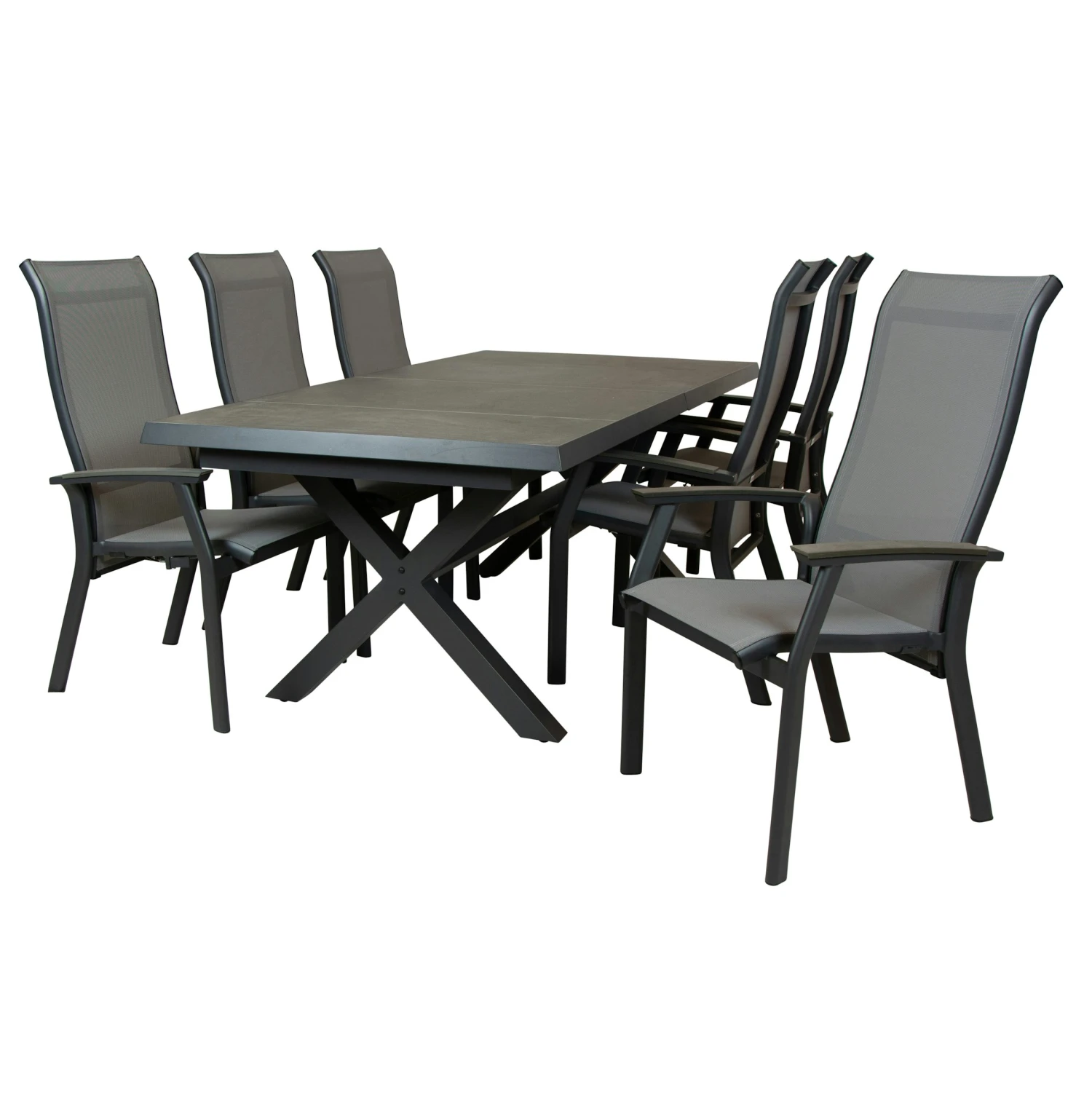 Qopps Wicca Uitschuiftafel Met Livorno Gasveer Verstelbare Tuinstoel 2 Qopps Wicca Uitschuiftafel Met Livorno Gasveer Verstelbare Tuinstoel - Afbeelding 2