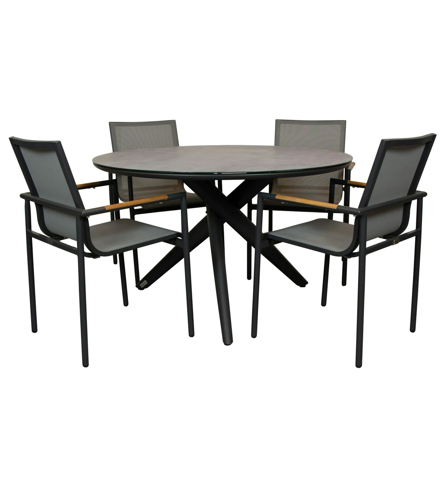 Qopps Zukla 120 Cm Rond Tuintafel Met Tulsi Stapelbare Tuinstoel 1 Qopps Zukla 120 Cm Rond Tuintafel Met Tulsi Stapelbare Tuinstoel