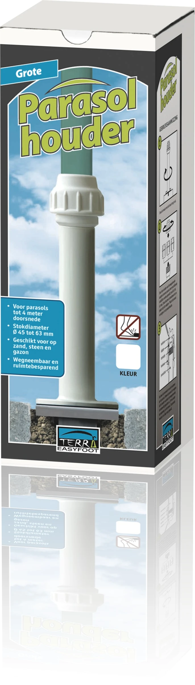 Terra Easyfoot Parasolvoet 2 Terra Easyfoot Parasolvoet - Afbeelding 2
