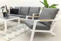 Qopps Ascon 3-zits Bank, 2 Loungestoelen Met Atlanta Koffietafel Wit 6 Qopps Ascon 3-zits Bank, 2 Loungestoelen Met Atlanta Koffietafel Wit -Tuinmeubelen & Barbecue Winkel ascon 4