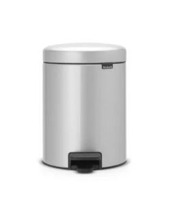 Brabantia Pedaalemmer Newlcon 5 Liter Metallic Grey