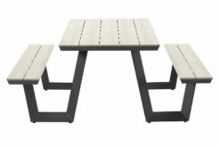 Bell Picknick Bank 200cm Polywood -Tuinmeubelen & Barbecue Winkel bell pick nick bank zijkant