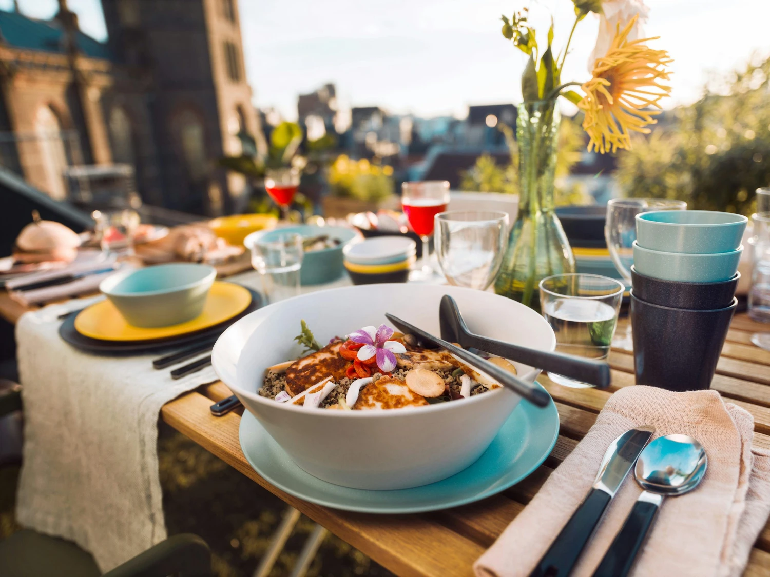 Mepal Plat Bord Bloom 280 Mm - Pebble Green 4 Mepal Plat Bord Bloom 280 Mm - Pebble Green - Afbeelding 4